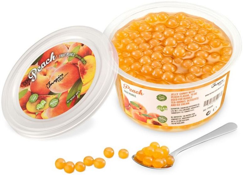 TIFC TIFC Boba Bubble Tea bubbelte-pärlor, Peach 450 g