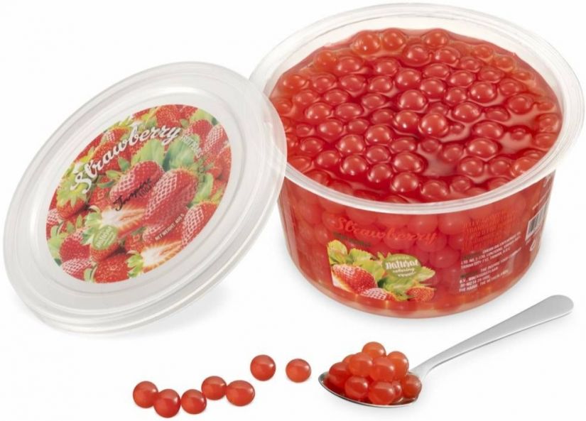 TIFC TIFC Boba Bubble Tea bubbelte-pärlor, Strawberry 450 g