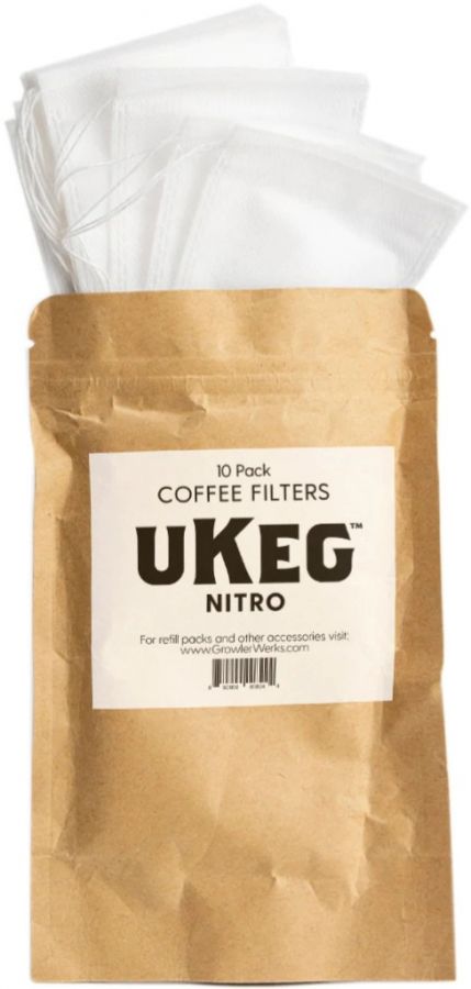 GrowlerWerks uKeg Nitro Coffee Filters kaffefilter 10 st.