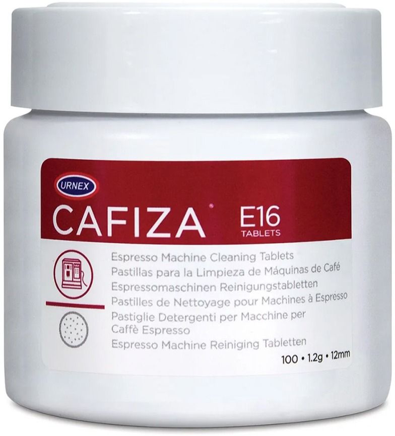 Urnex Cafiza E16 Espresso Machine Cleaning Tablets 100 pcs Crema