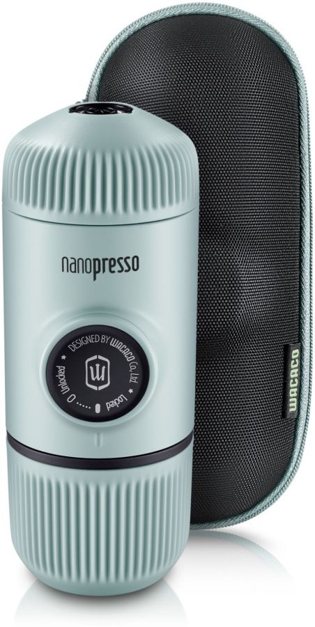 Wacaco Nanopresso Elements Arctic Blue - Portable Espresso Maker + Protective Case