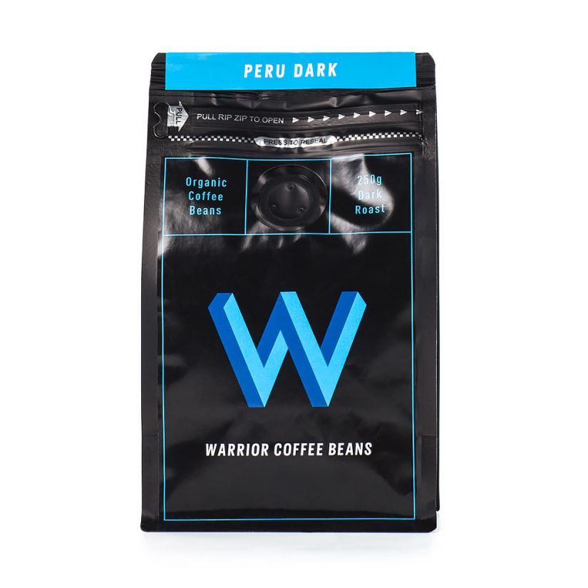 Warrior Warrior Coffee Peru Dark 250 g kaffebönor