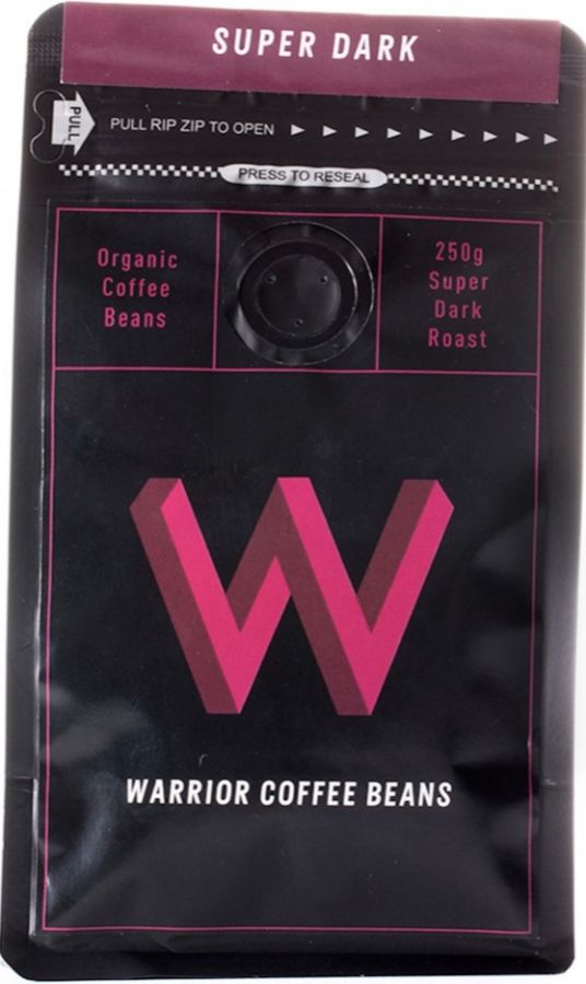 Warrior Warrior Coffee Super Dark 250 g kaffebönor