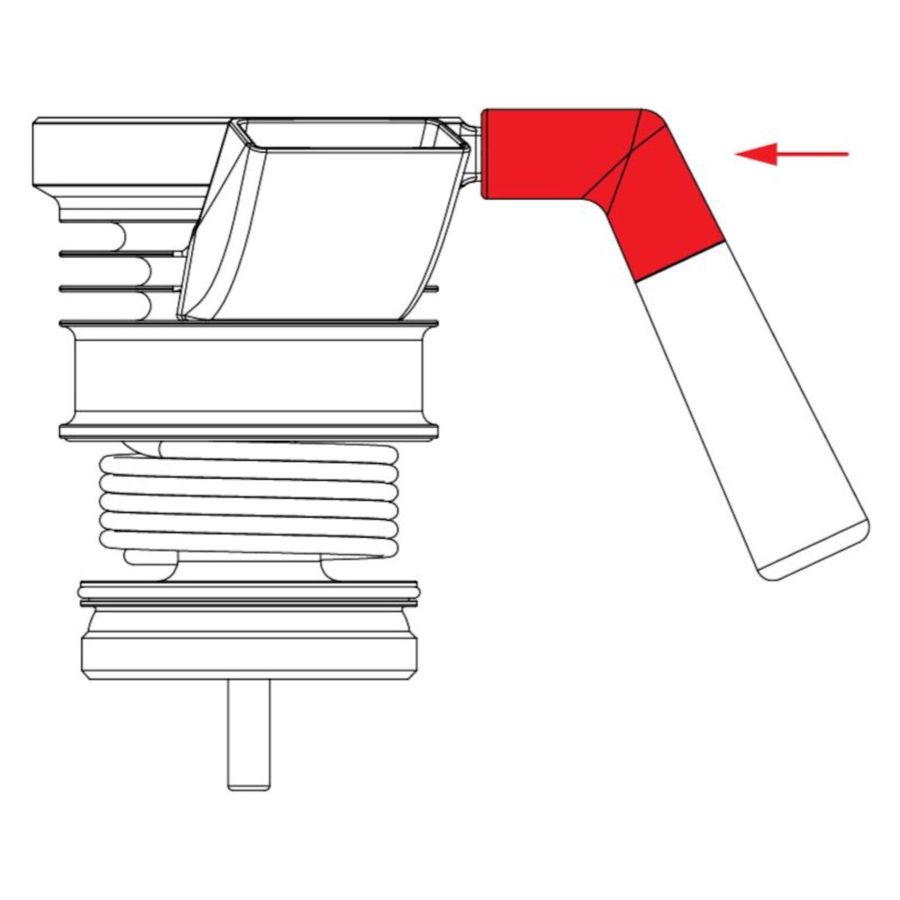 9Barista Lower Handle Bush -hylsa för nedre handtag