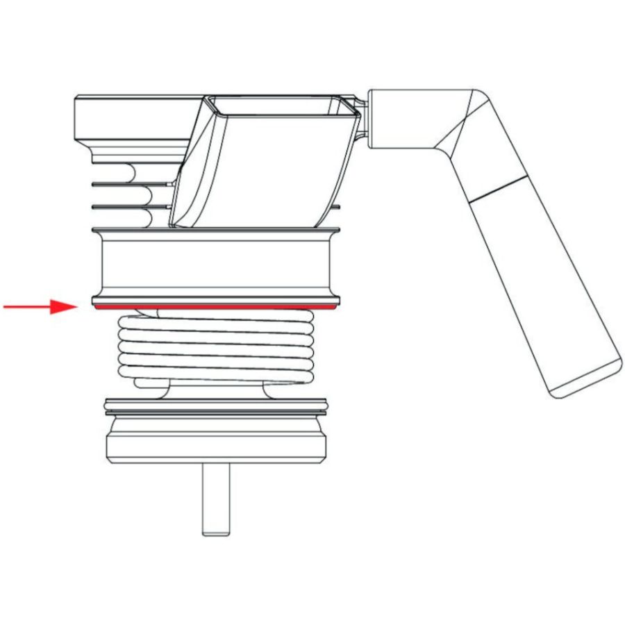 9Barista Upper Chamber O-ring Seal -övre kammarens O-ring, 2 st