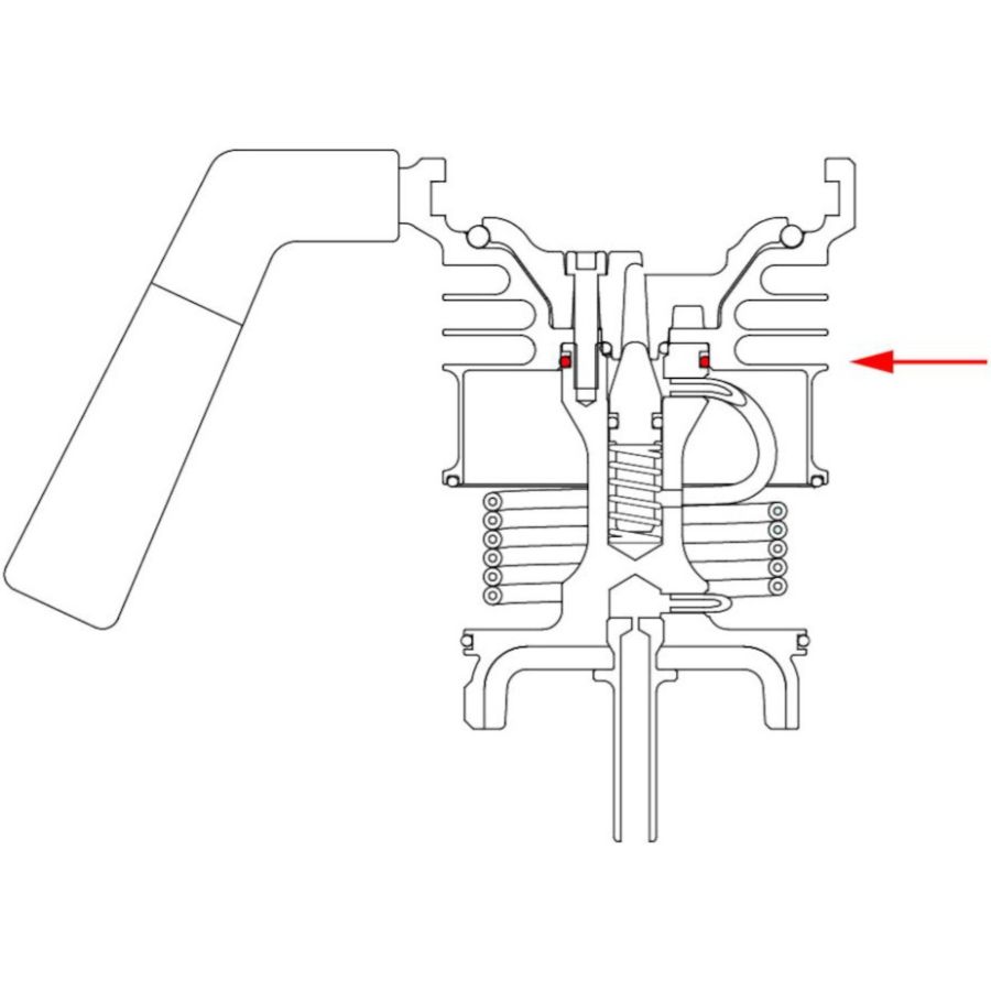 9Barista Valve Body Seal -tätning för ventilhus