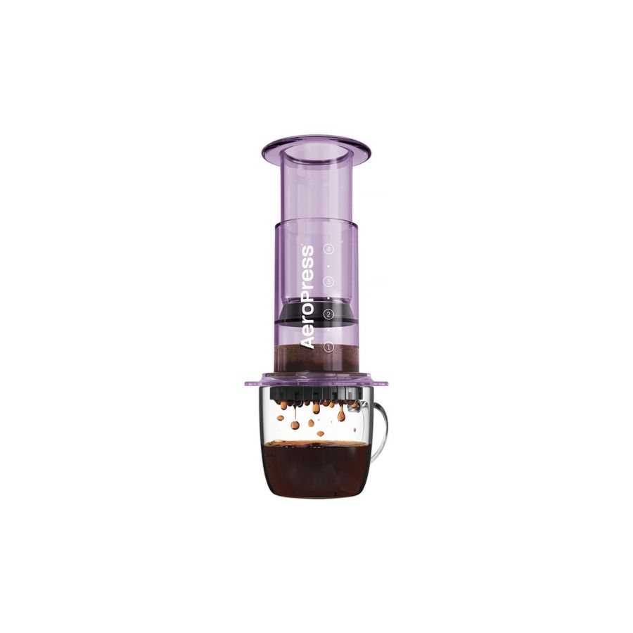 AeroPress Clear kaffebryggare, violett