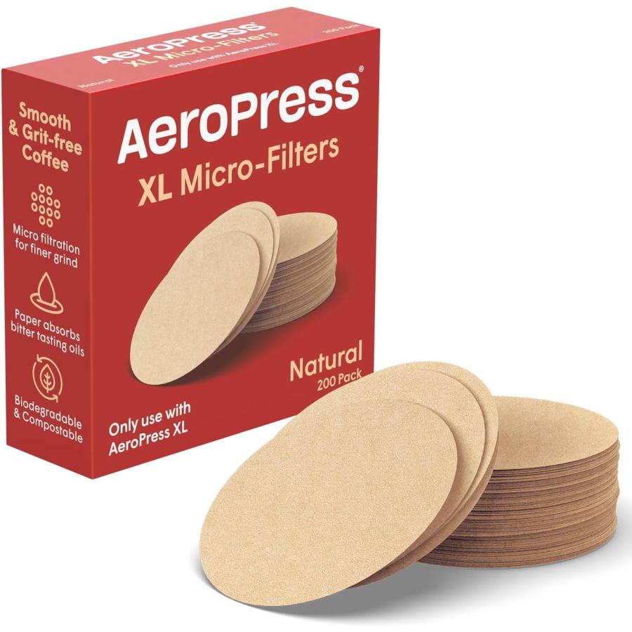 AeroPress XL Natural Micro-Filters filterpapper 200 st.
