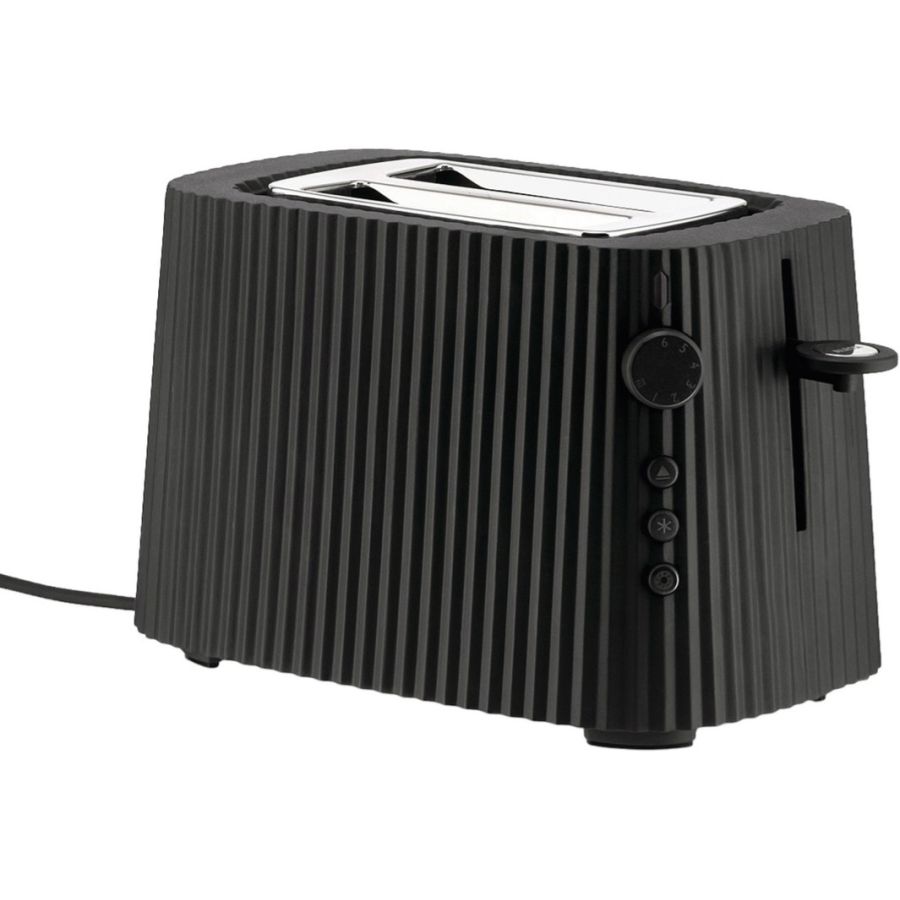 Alessi MDL08 Plissé Toaster, Black