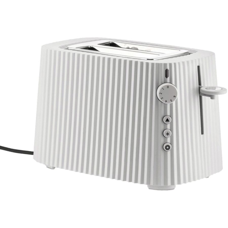 Alessi MDL08 Plissé Toaster, White