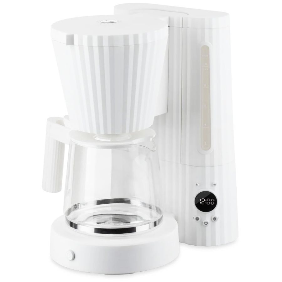 Alessi MDL14 Plissé Drip Coffee Maker, White