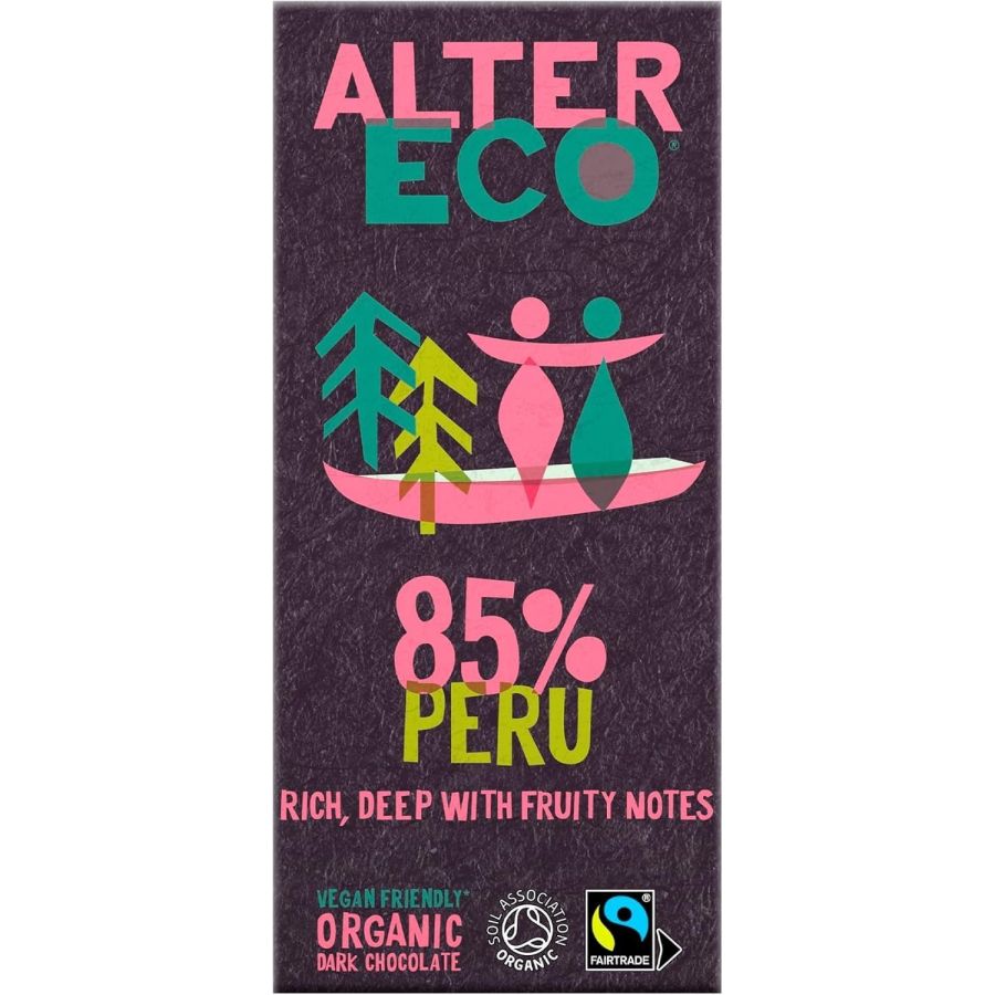 Alter Eco mörk choklad Peru 85% 100 g
