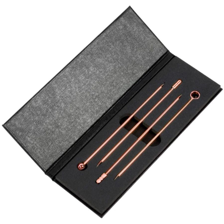 Barkonsult 47 Ronin Cocktail Pick Set 105 mm, koppar