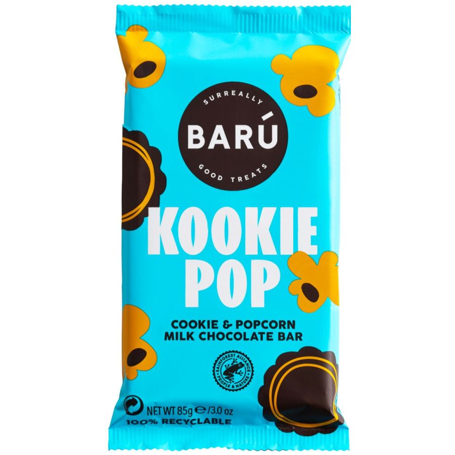 Barú Kookie Pop Bonkers Bar Milk Chocolate 85 g
