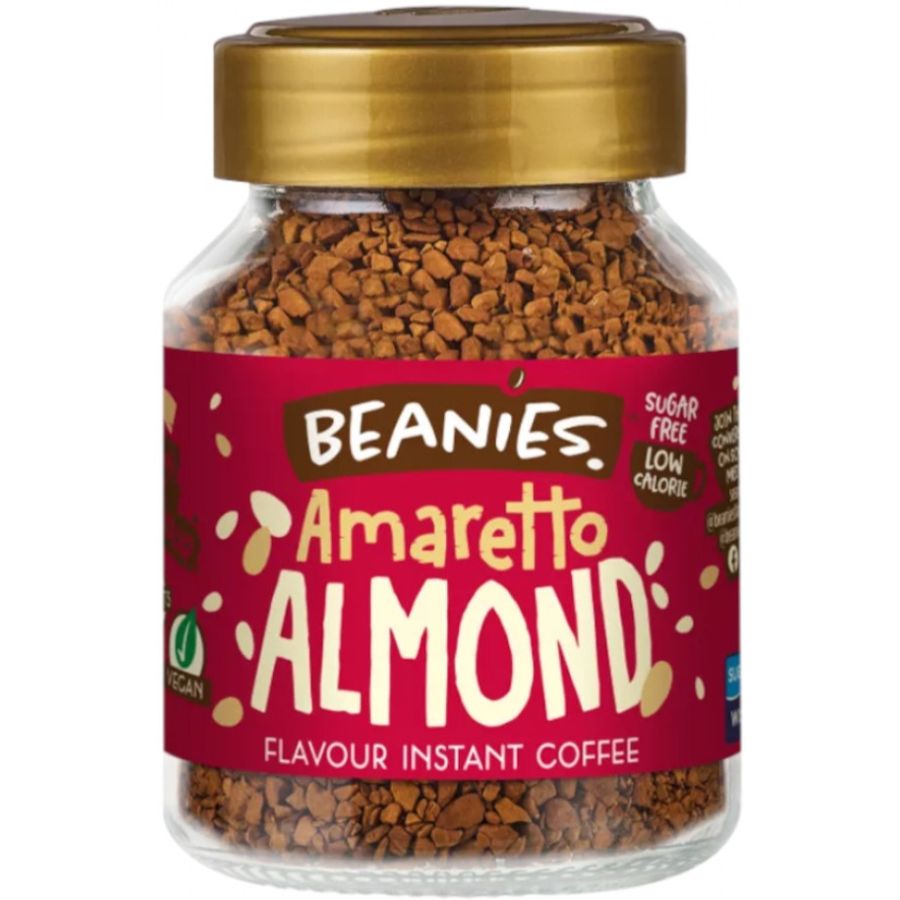 Beanies Amaretto Almond smaksatt snabbkaffe 50 g