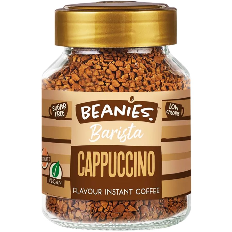 Beanies Barista Cappuccino smaksatt snabbkaffe 50 g