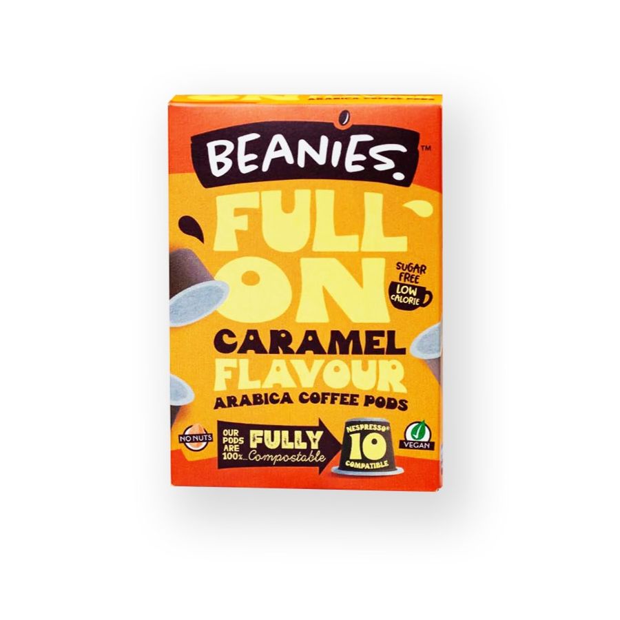 Beanies Full-On Caramel - Nespresso-kompatibla kaffekapslar 10 st.