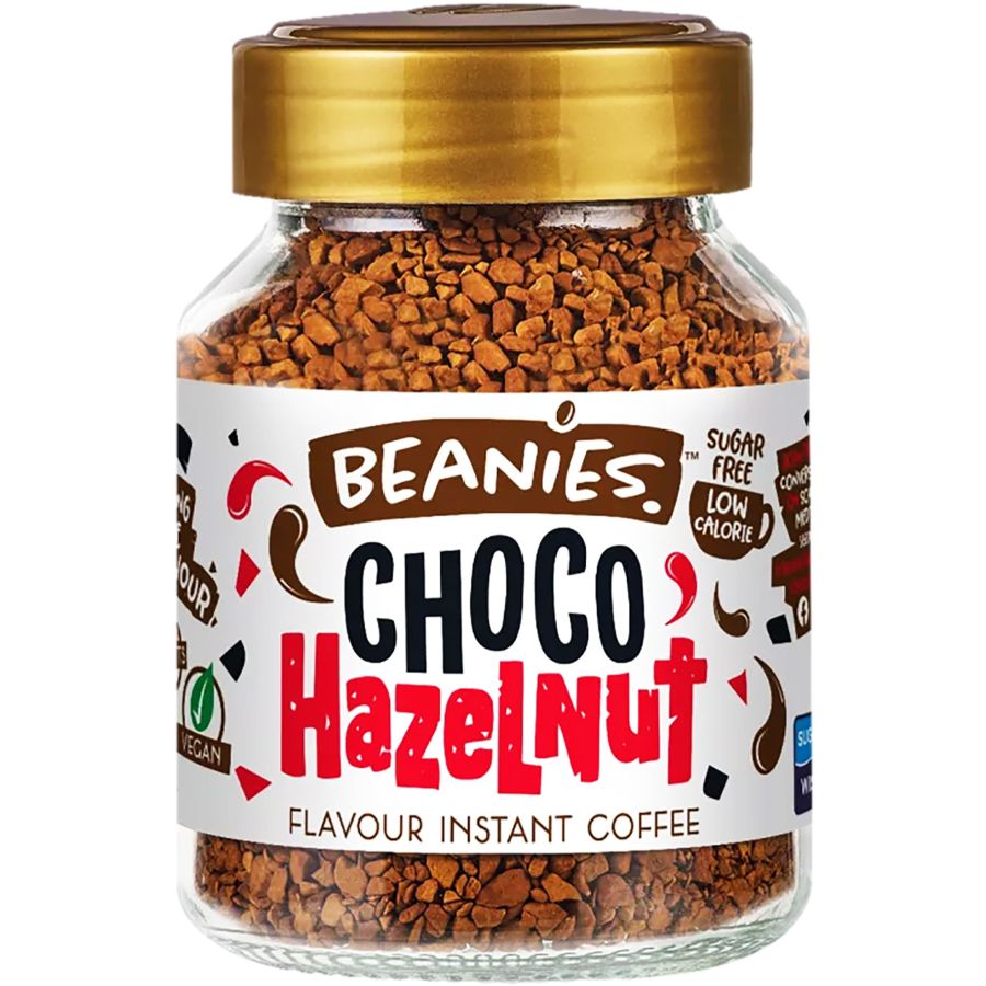 Beanies Choco Hazelnut smaksatt snabbkaffe 50 g