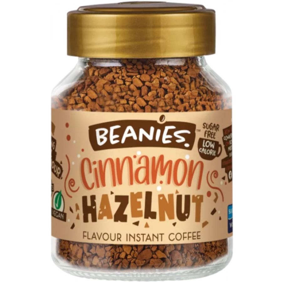 Beanies Cinnamon Hazelnut smaksatt snabbkaffe 50 g