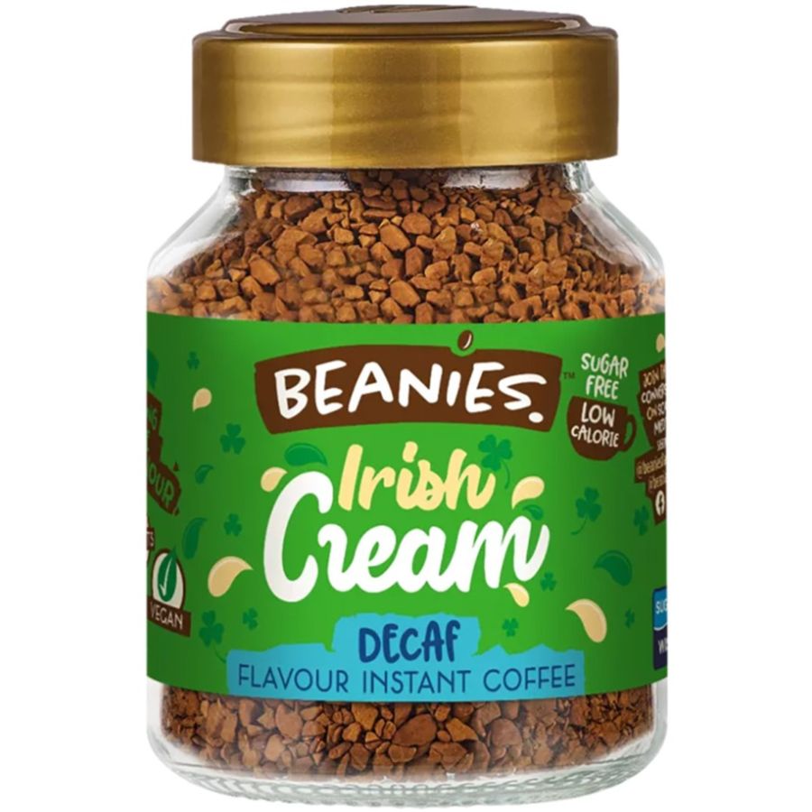 Beanies Decaf Irish Cream Flavoured Instant Coffee 50 g