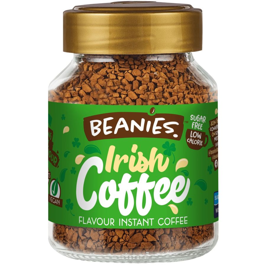 Beanies Irish Coffee smaksatt snabbkaffe 50 g