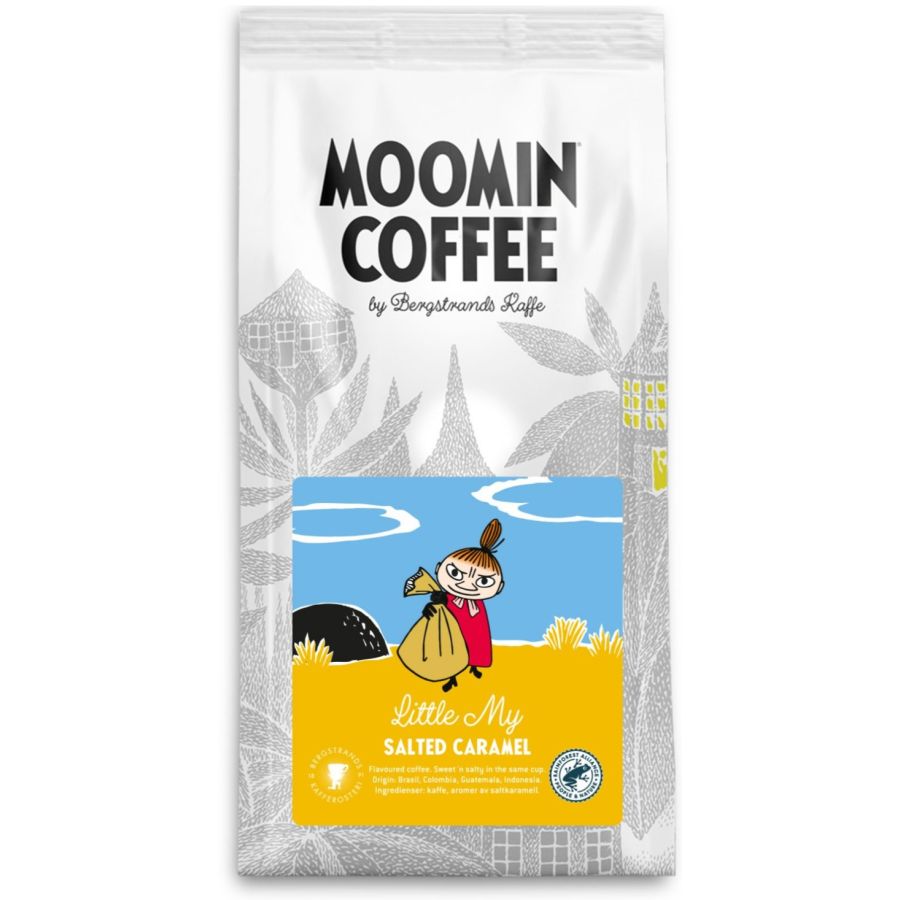 Bergstrands Moomin Little My Salted Caramel smaksatt kaffe 250 g malet