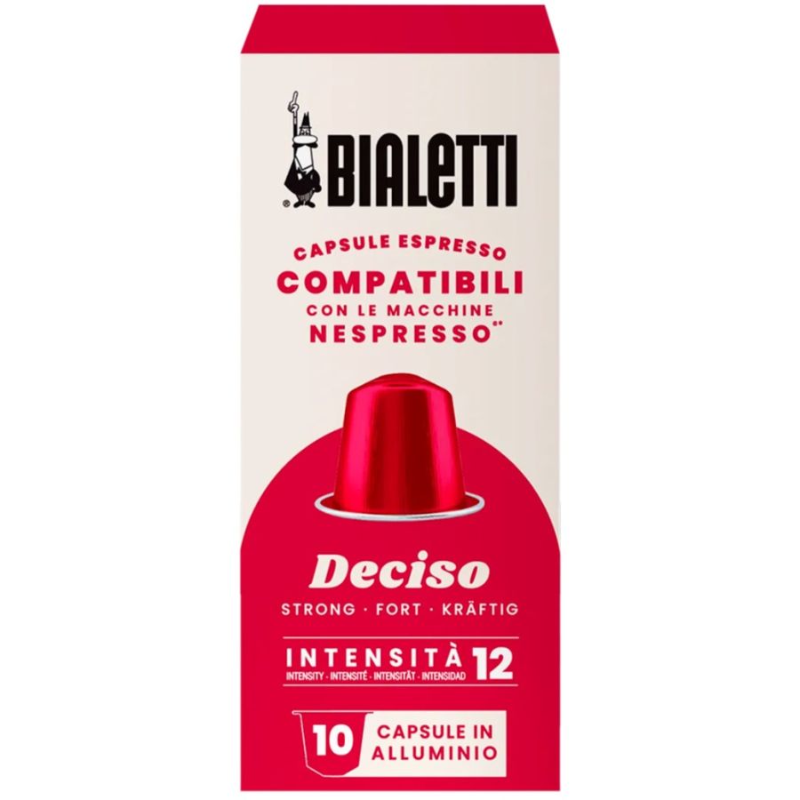 Bialetti Deciso Nespresso-kompatibla kaffekapslar 10 st.