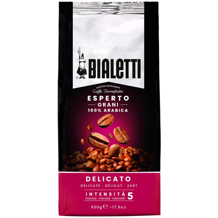 Bialetti Esperto Grani Delicato Espresso 500 g kaffebönor