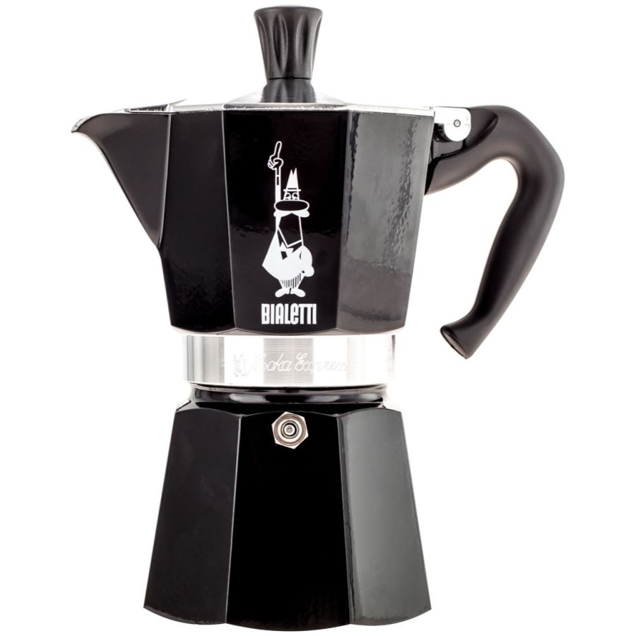 Bialetti Moka Express mokabryggare 6 koppar, svart