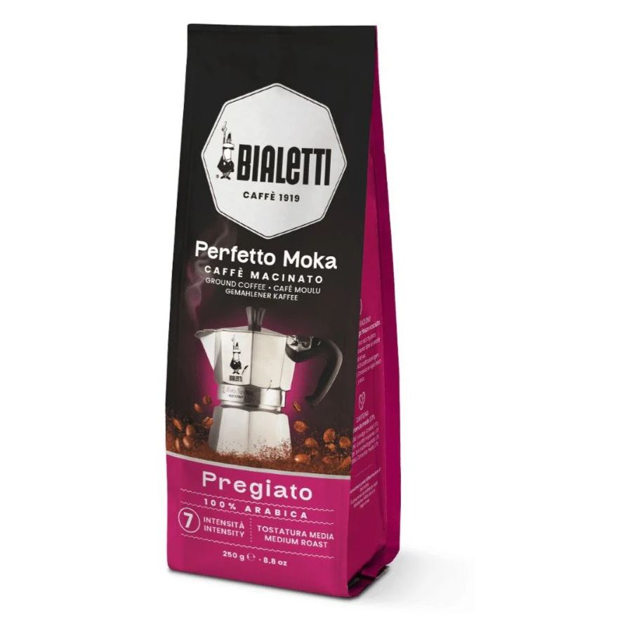 Bialetti Perfetto Moka Pregiato malet kaffe 250 g
