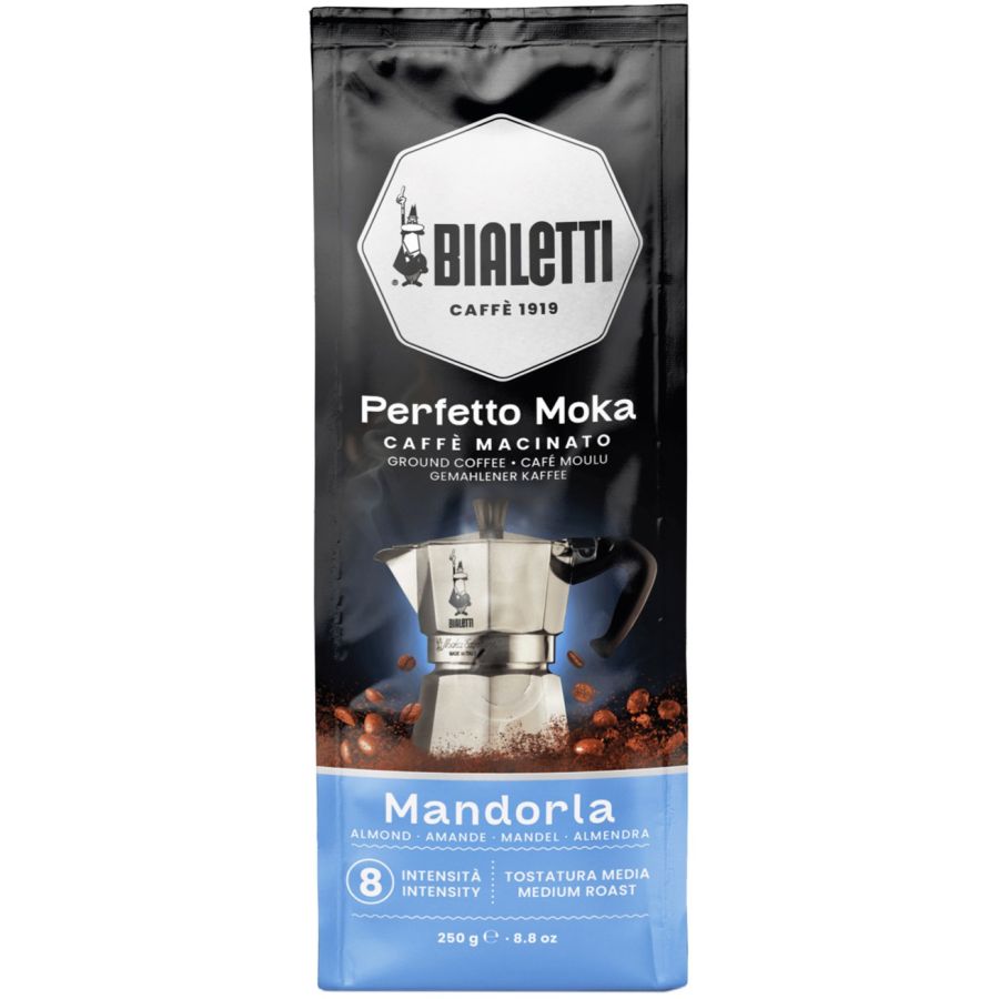 Bialetti Perfetto Moka Mandorla 250 g malet kaffe