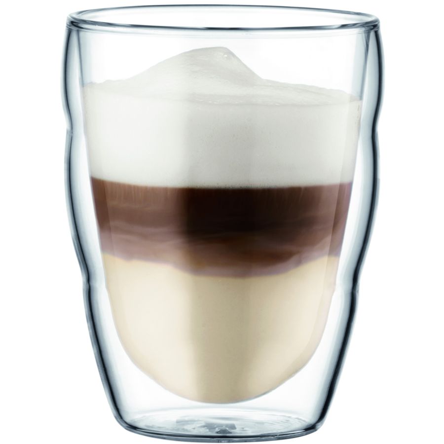 Bodum Pilatus dubbelväggade glas 250 ml, 2 st