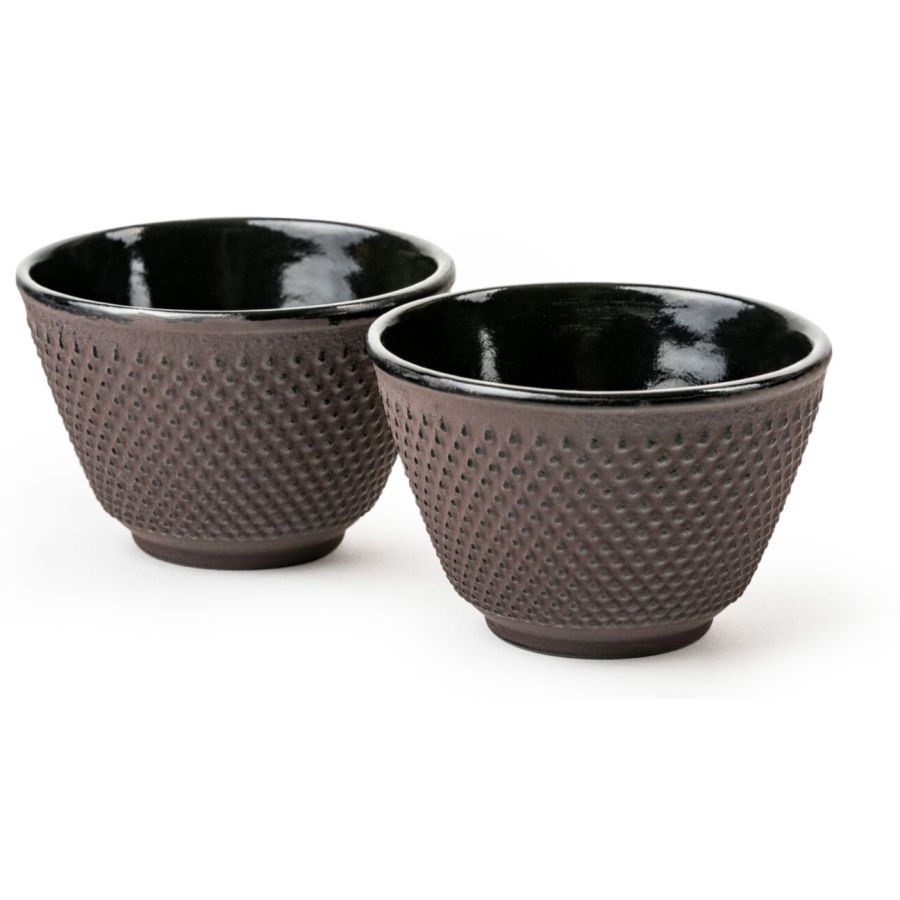 Bredemeijer Xilin tekoppar i gjutjärn 100 ml, 2 st, aubergine