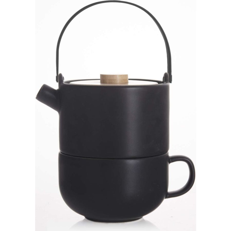 Bredemeijer Umea Tea-For-One, Black