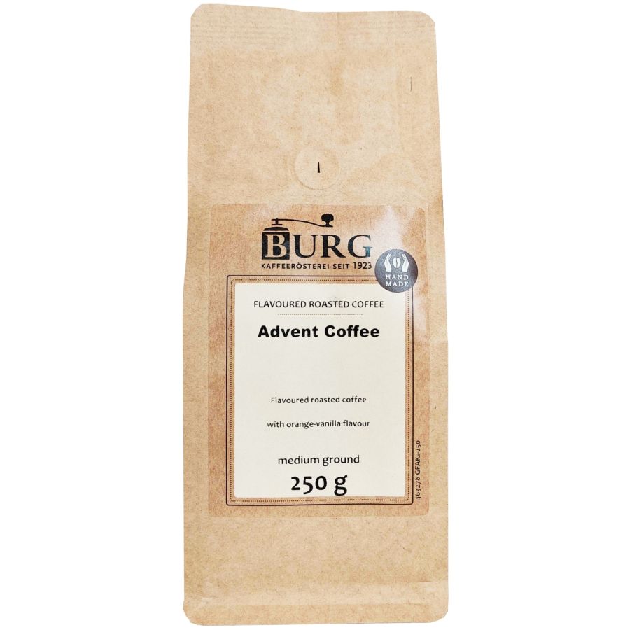 Burg smaksatt kaffe, adventskaffe 250 g malet