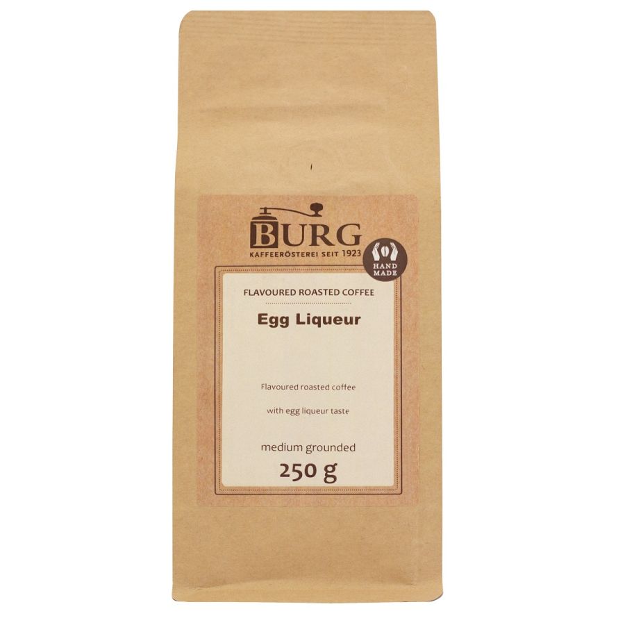 Burg Flavoured Coffee, Egg Liqueur 250 g Ground
