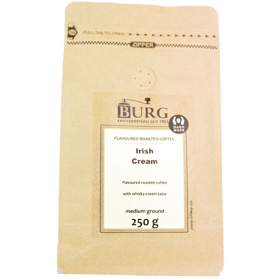 Burg smaksatt kaffe, Irish Cream 250 g malet