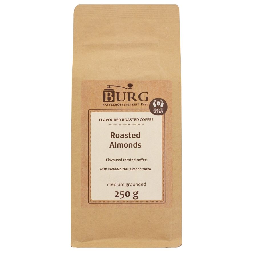 Burg Flavoured Coffee, Roasted Almond 250 g Ground