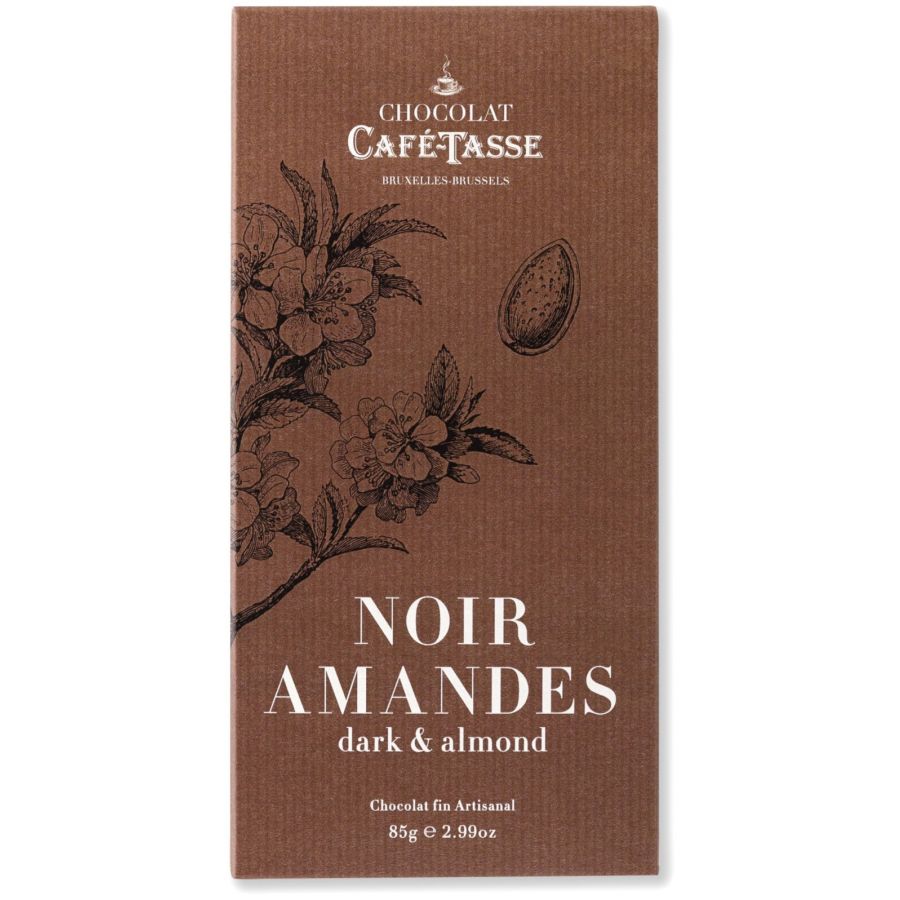 Café-Tasse mörk choklad & mandlar 85 g