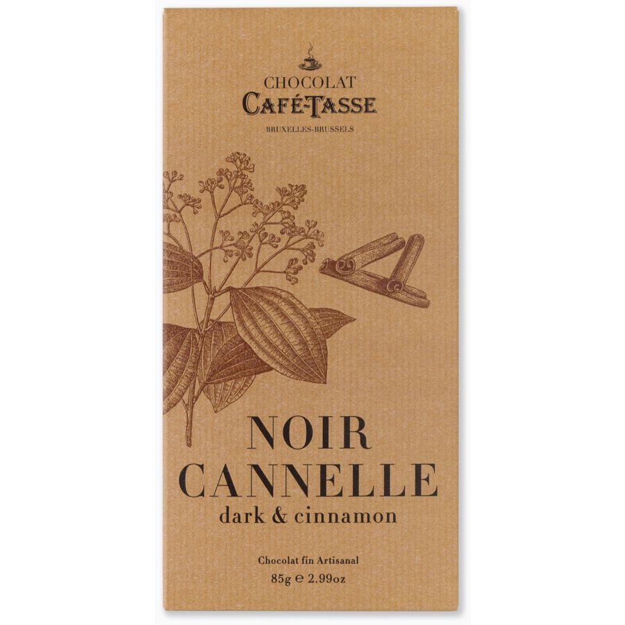 Café-Tasse mörk choklad & kanel 85 g
