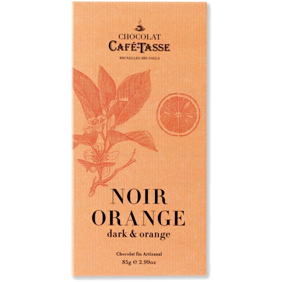 Café-Tasse mörk choklad & apelsin 85 g