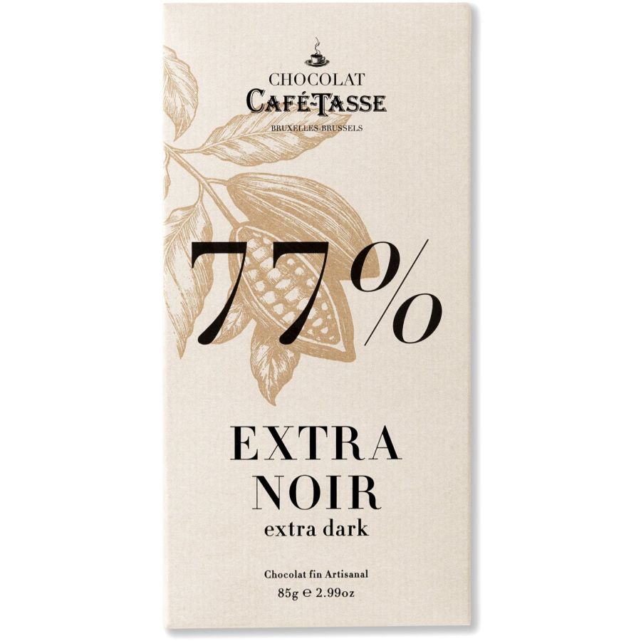Café-Tasse Extra Dark 77% mörk choklad 85 g
