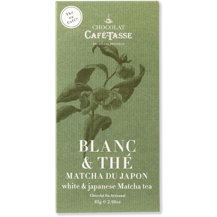Café-Tasse vit choklad & japansk matcha 85 g