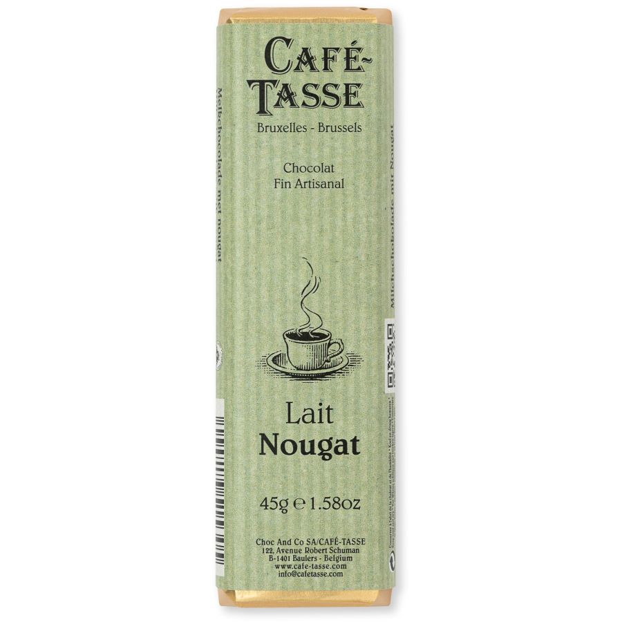 Café-Tasse mjölkchoklad & nougat 45 g