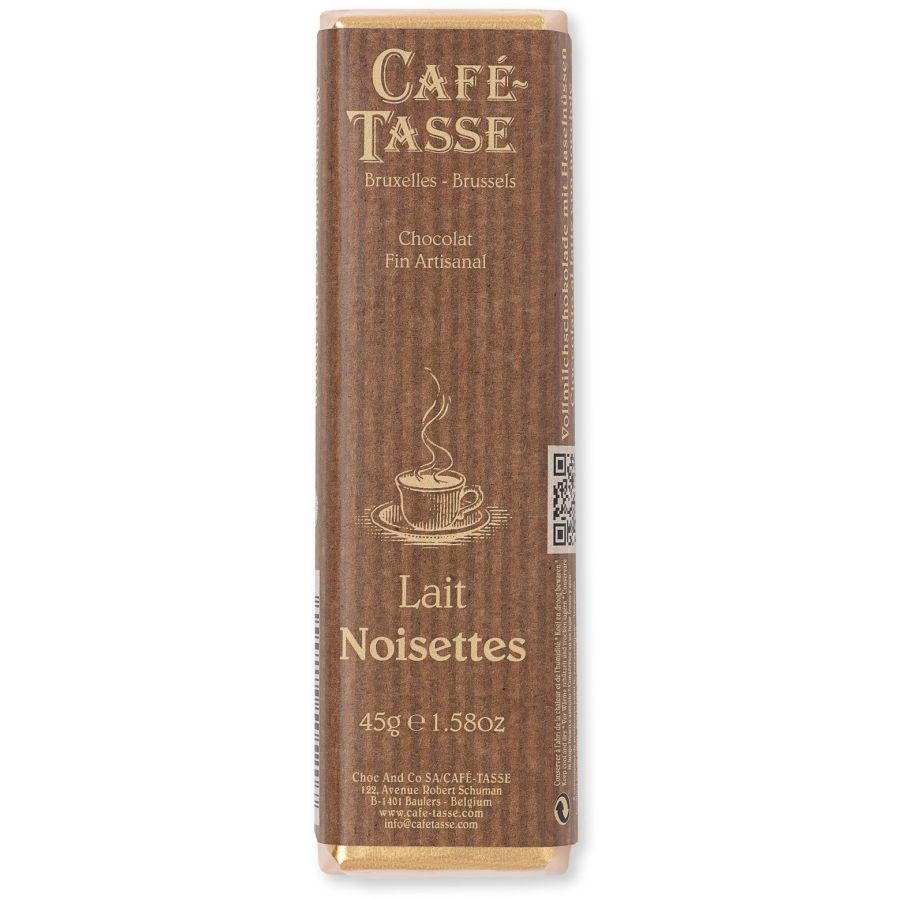 Café-Tasse mjölkchoklad & hasselnötter 45 g