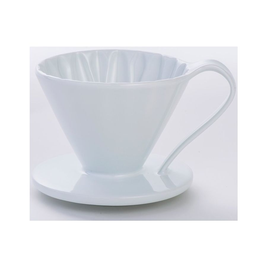 CAFEC Arita Ware Flower Dripper 1 kopp, vit