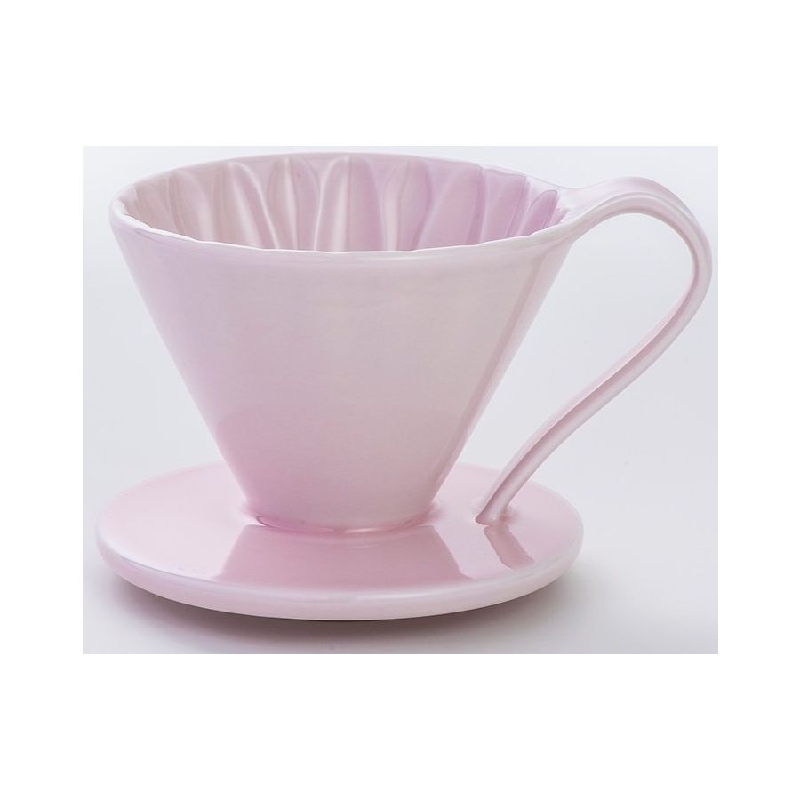 CAFEC Arita Ware Flower Dripper 1 kopp, rosa