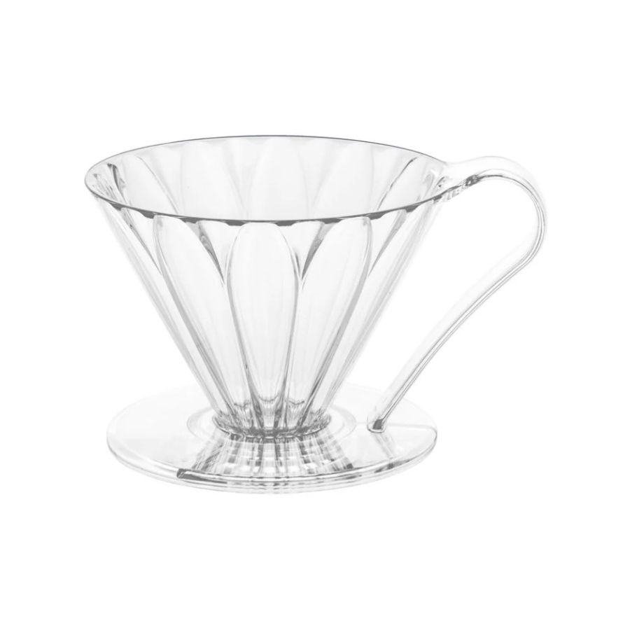 CAFEC Tritan Cone Shaped Flower Dripper -filterhållare 1 kopp, klar