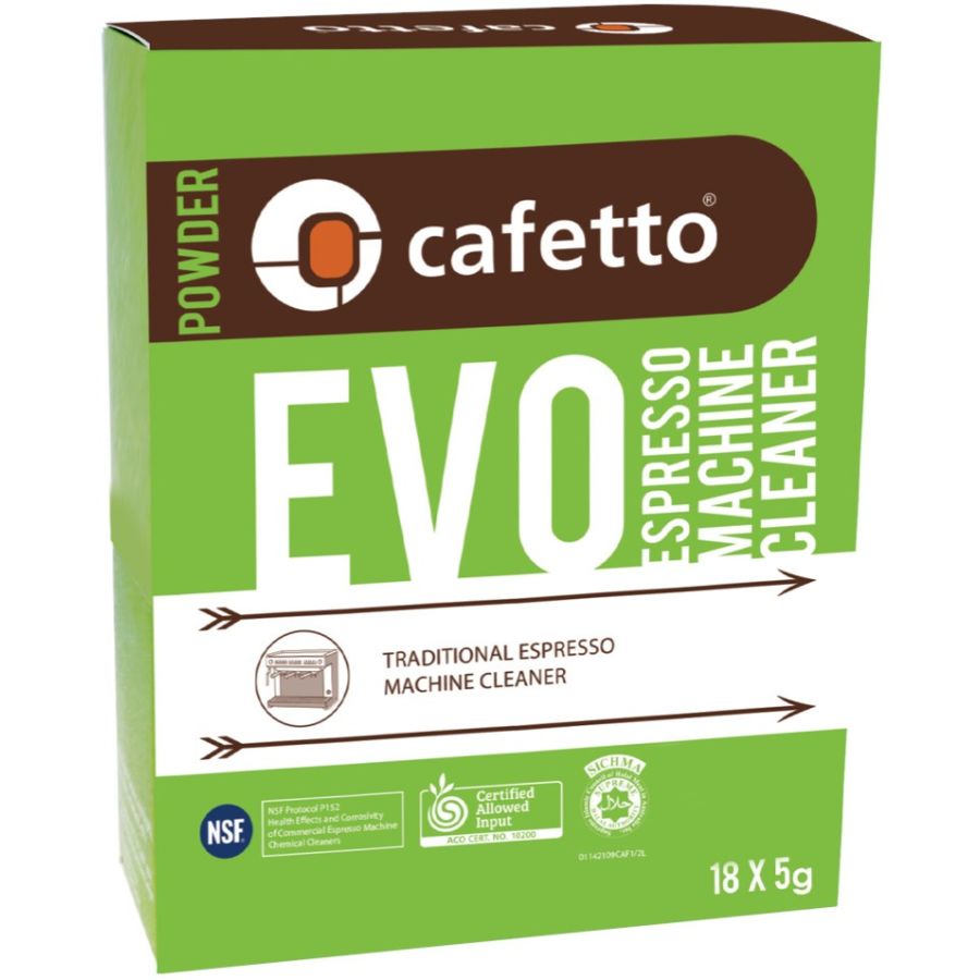 Cafetto EVO Organic Espresso Machine Cleaner 18 x 5 g