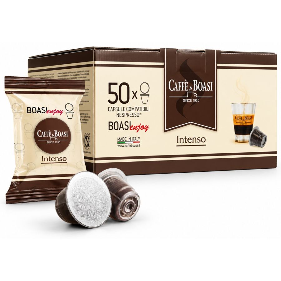Caffè Boasi Intenso Nespresso-kompatibla kaffekapslar 50 st.